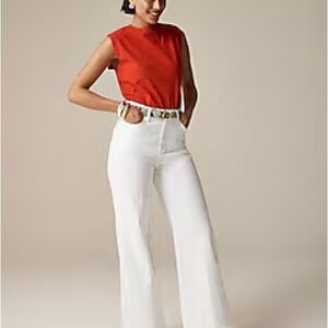 NWT J Crew Wide Leg Trouser jeans